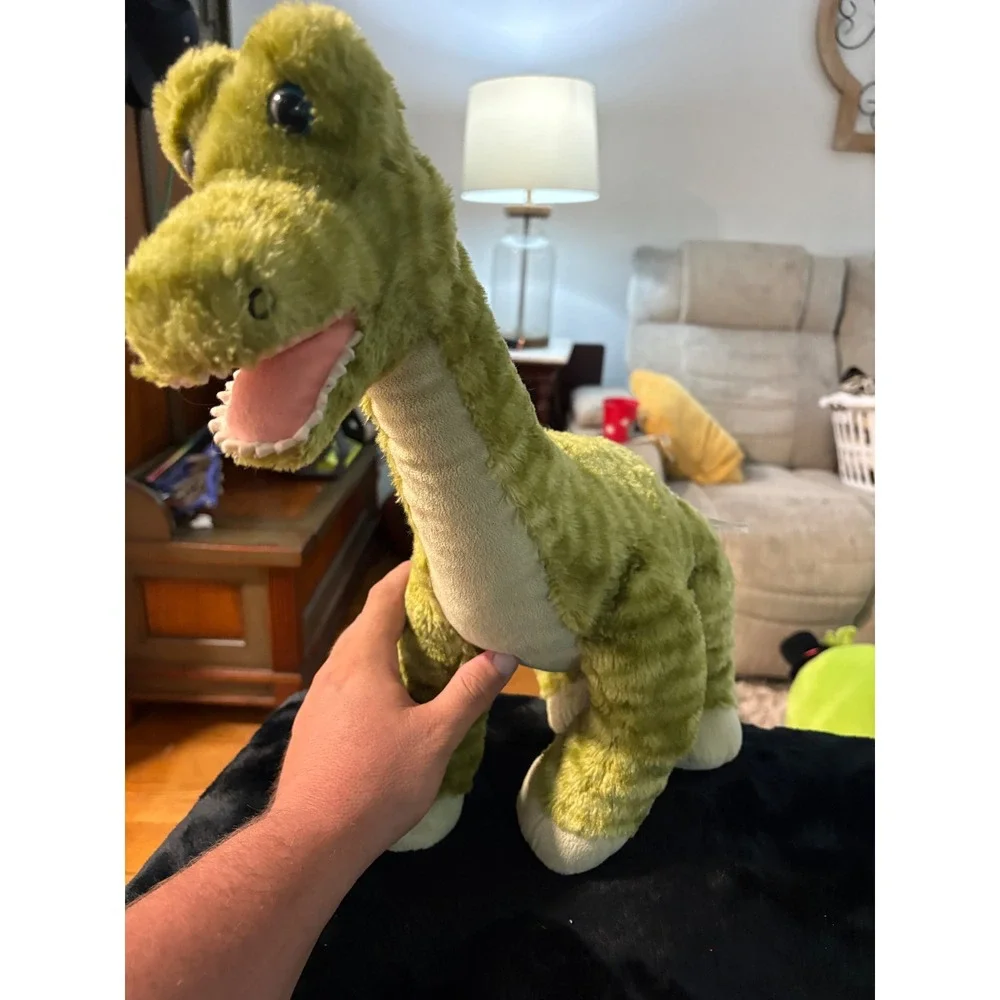 Build-A-Bear Workshop Brachiosaurus Green Dinosaur Plush LongNeck Stuffed Animal